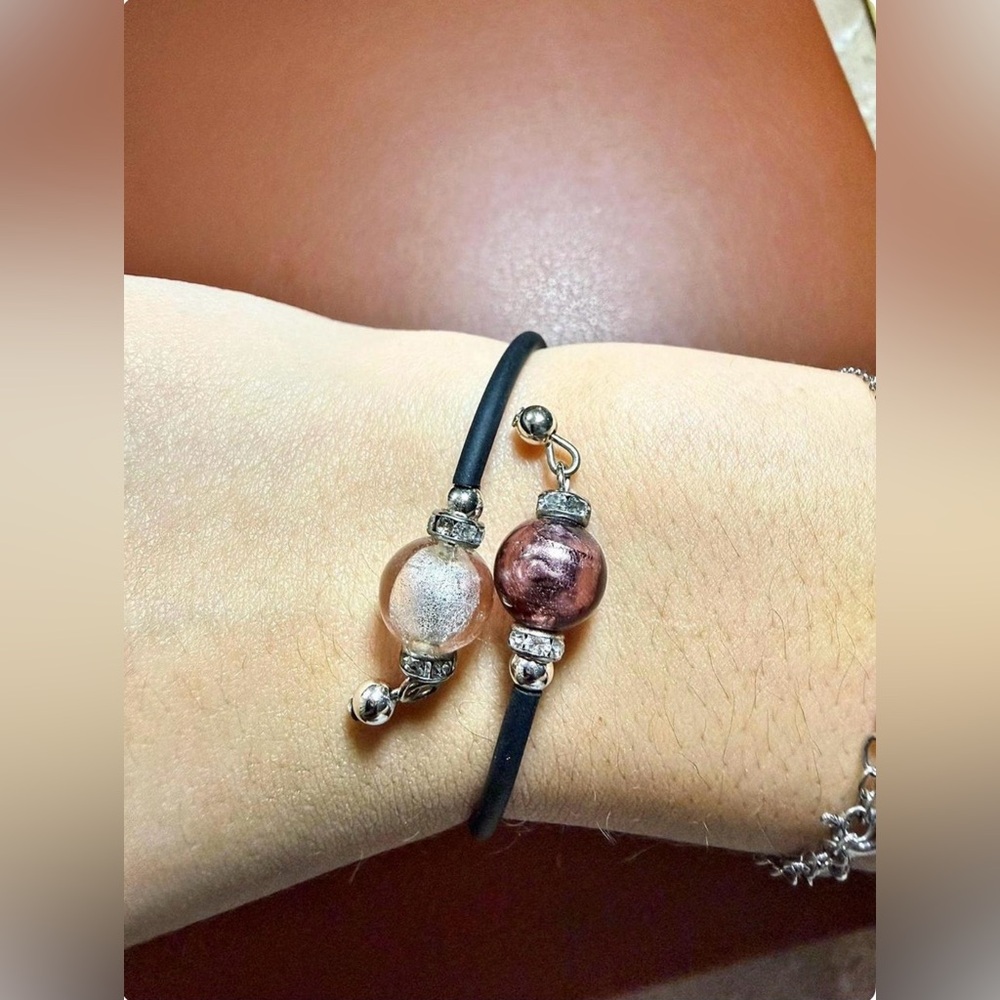 Handcrafted Glass Bead Bracelet